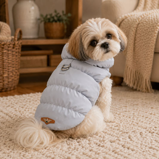 Warm Sherpa Puffer Vest