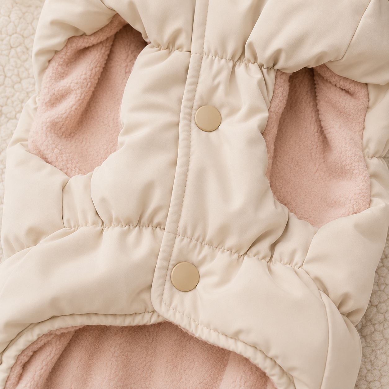 Warm Sherpa Puffer Vest